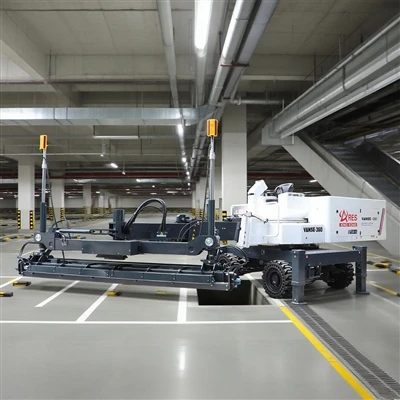 Estratégias de ajuste para máquinas de nivelamento a laser de concreto sob di...