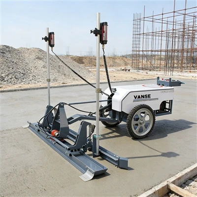 Manutenção e solução de problemas de máquinas niveladoras a laser de concreto