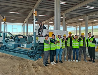 A máquina de nivelamento a laser do Grupo VANSE vai para Türkiye, com alta av...